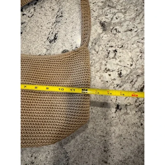 The Sak Sequoia Women's Handbag Brown Crochet Pockets Shoulder Strap Hobo Bag - Picture 7 of 9